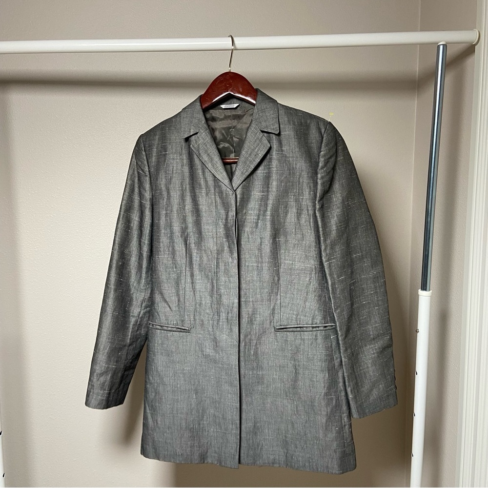 Stefanel Charcoal Gray Blazer